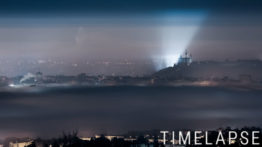 EMP0179 Fête des Lumières 2019 Mer de nuages à Lyon - Timelapse