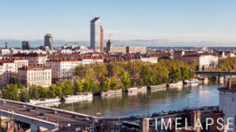 EMP0182 Les quais du Rhône à Lyon - Timelapse