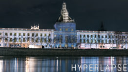 EMP0189 Fête des Lumières 2017 Hotel Dieu de Lyon - Hyperlapse